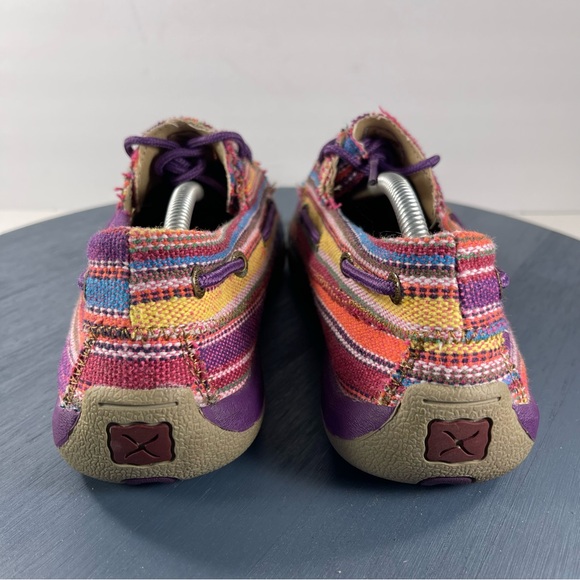 Twisted X Driving Moc Purple Serape Women’s 8 - Picture 4 of 8